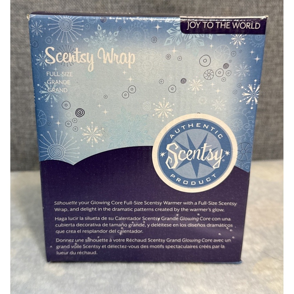 Scentsy JOY TO THE WORLD Warmer Wrap Full Size Christmas WRAP‎ ONLY NEW